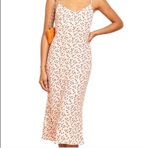 Reformation “Boston” floral Midi Dress
